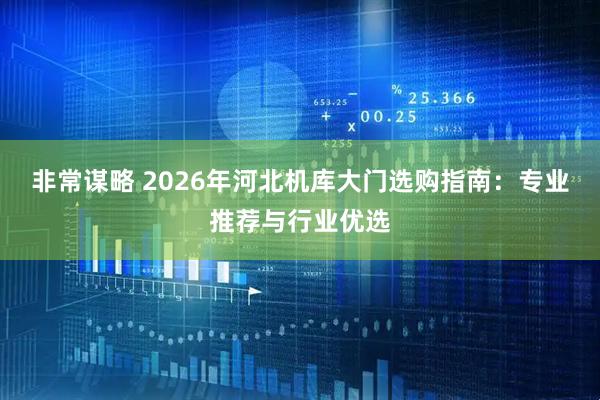 非常谋略 2026年河北机库大门选购指南：专业推荐与行业优选
